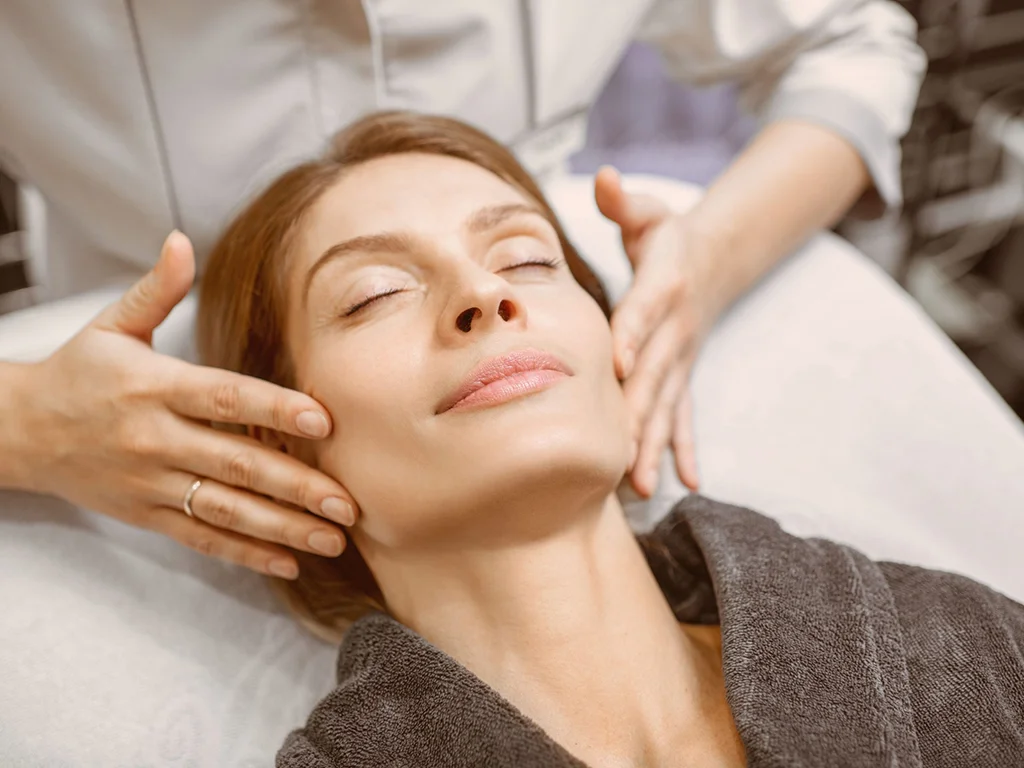 Lymphatic Drainage Facial Massage